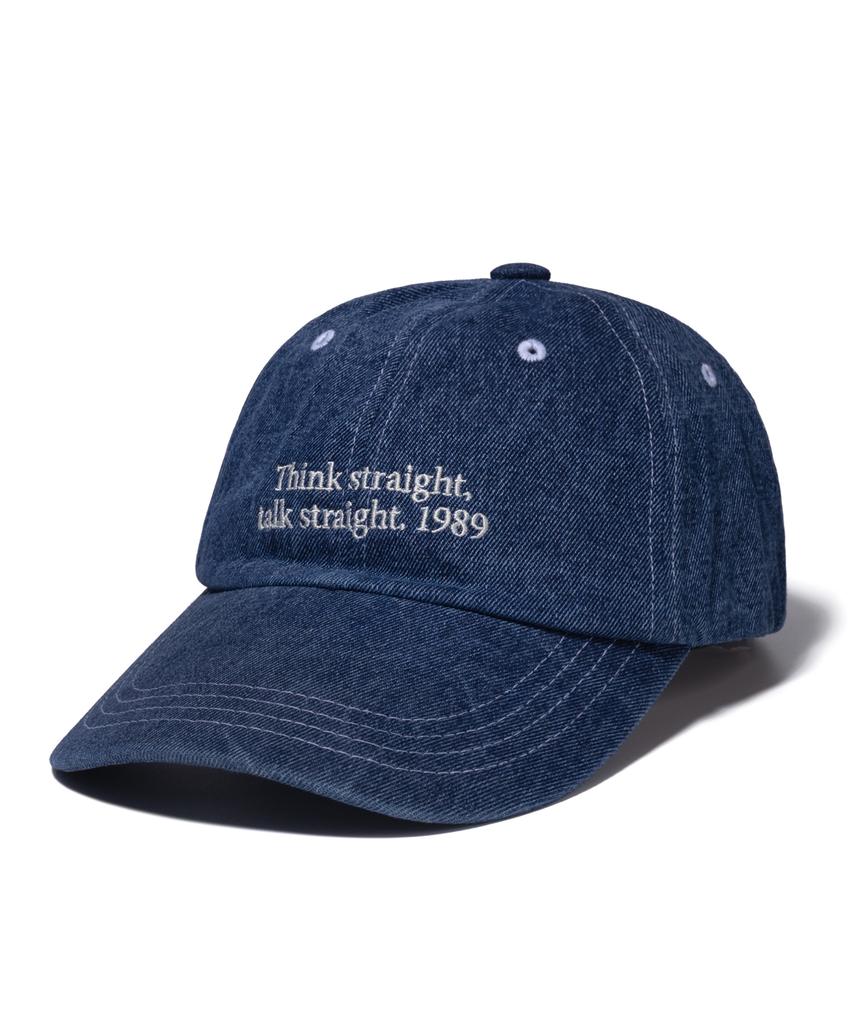Diposwi Think Washed Curve Cap - Denim