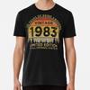Tricou Ediție Limitată 1983 Aniversare 40 de Ani P S până la 5XL Fabricat în AU/SUA