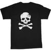 Zomer Heren 100% Puur Katoen Doodskop Print Hip-hop Ronde Hals T-shirt Cool Plus Size Street Zacht Ademend Korte Mouw Shirt
