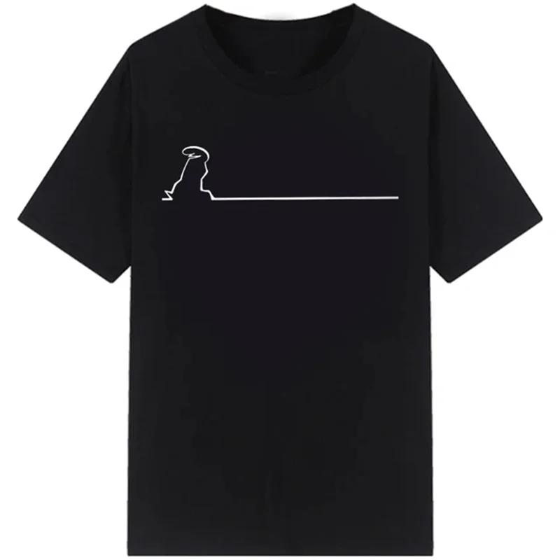 La Linea The Line Osvaldo Cavandoli TV Tričko pánské Šťastná Móda Dámská trička Streetwear Tričko Kulatý výstřih Ležérní topy Trička