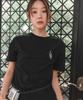 LOSSYROW Signature Logo Half-Sleeve T-Shirt [Black]