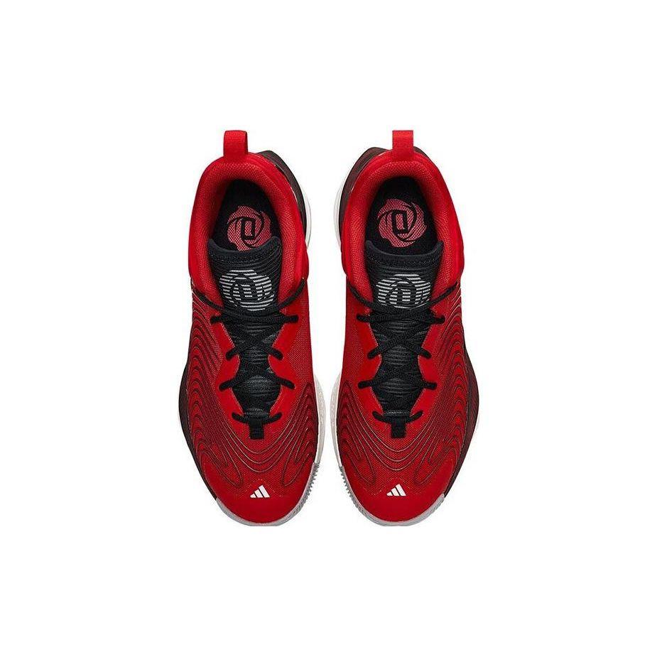 adidas D Rose Son Of Chi 3.0 Comfortable Casual Shock Absorption Low Top Basketball Shoes Men Sneaker Red IE9236