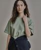 Kkeulle Oversized Logo Embroidered T-Shirt_Green