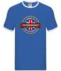 Made In Peterborough - Mens Ringer - City Hometown Born In Cathedral Gift