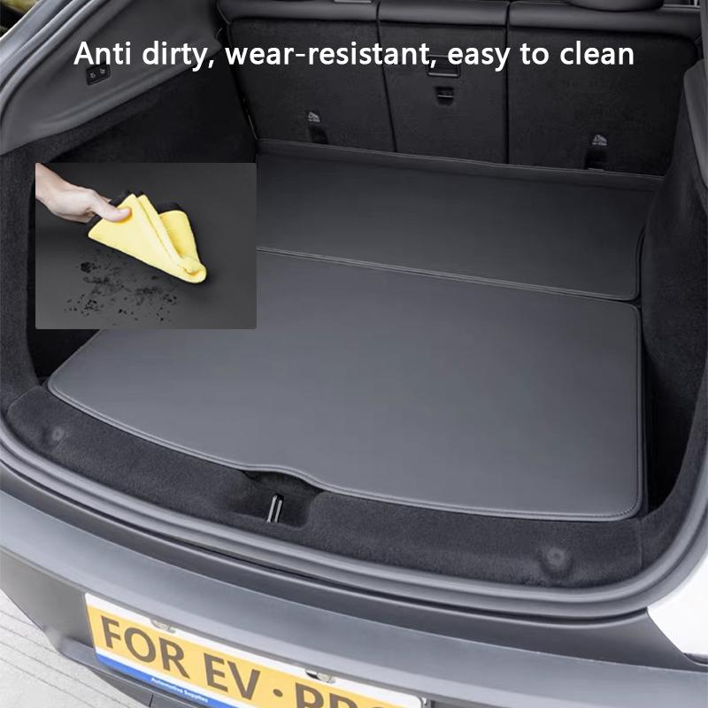 For Tesla Model Y Juniper 2025-2026 Trunk Mat Full Coverage Rear Seat Backrest Protective Pad Split Cargo Liner Anti Dirty Mat