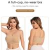 Plus Size Women's Chest Wrap, Boob Tube Top Underwear, Beautiful Back and Exposed Shoulders, Women's Intimates
