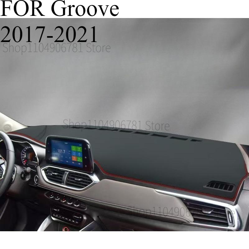 FOR Groove 2017- Car Dash Mat Dashmat Dashboard Cover Sun Shade Dash Board Cover Carpet Accessories