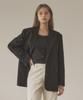 Siyazu Siot4084 Essential Overfit Single Blazer_Black