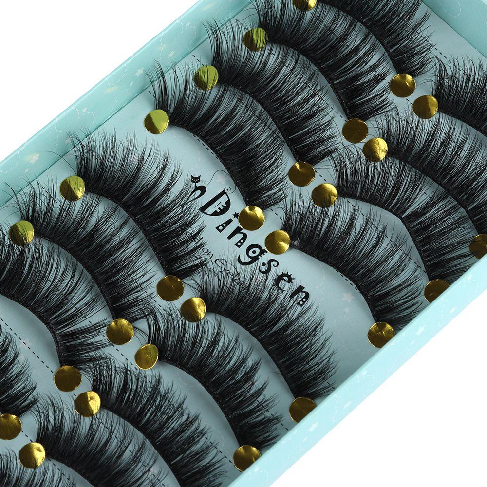 Makeup Wispies Lashes Natural False Eyelashes 3D Faux Mink Hair Thick Long Lash Extension Tools