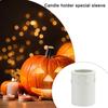 Set of 10/20 Plastic Candle Drip Sleeves Candelabra Base Chandelier Candle Socket Covers for Elegant Lighting Fixtures