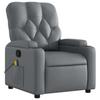 Massage Chair Relaxation Chair Grey Faux Leather