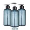 Refillable Shampoo Conditioner Body Wash Dispenser Set Printed Letters Bathroom Soap Bottle Dispenser Shower Pump Shampoo Dispen