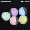 28-55MM 50 STÜCK Leere Plastikkapselbälle DIY Aufbewahrungsbehälter für Paintball Spielzeug Party Geschenk Eierkarton Nachfüllbar