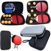 Hard Shell Table Tennis Racket Case Black Grey Sport Bag Table Tennis Racket