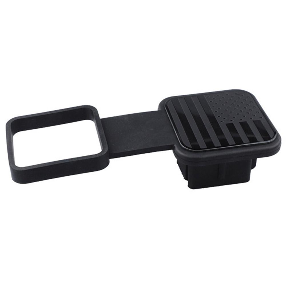 Tow Plug Tube Cap Protector Trailer Hitch Receiver Cover Plug Waterproof Trailer Hitch Cover 2 Inch Receiver Auto Square Plug