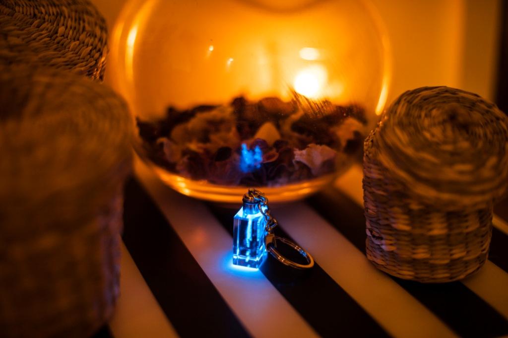 Selkirk Rex Longhaired - Crystal Pendant with Cat Photo, Illuminated Pendant, Unique Gift by Art-Dog Brand