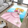 1pc Princess Pink Dress Carpet for Playroom Bedroom Living Room Sofa Home Decor,kids Game Area Rug Non-slip Floor Mat Y72832