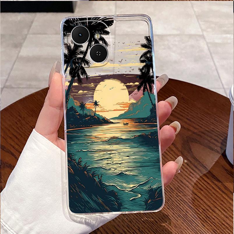 For Tecno Spark 40C Phone Case Techno Spark 40C Cover Silicone Luxury Cute Love Rabbit Funny Cool Painted Clear Soft TPU Casing