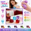 Schylling Needoh Fuzz Ball Flower Power Sensory Fidget Cube Squishy Anti-Anxiety Squeeze Object For Focus ADHD Population