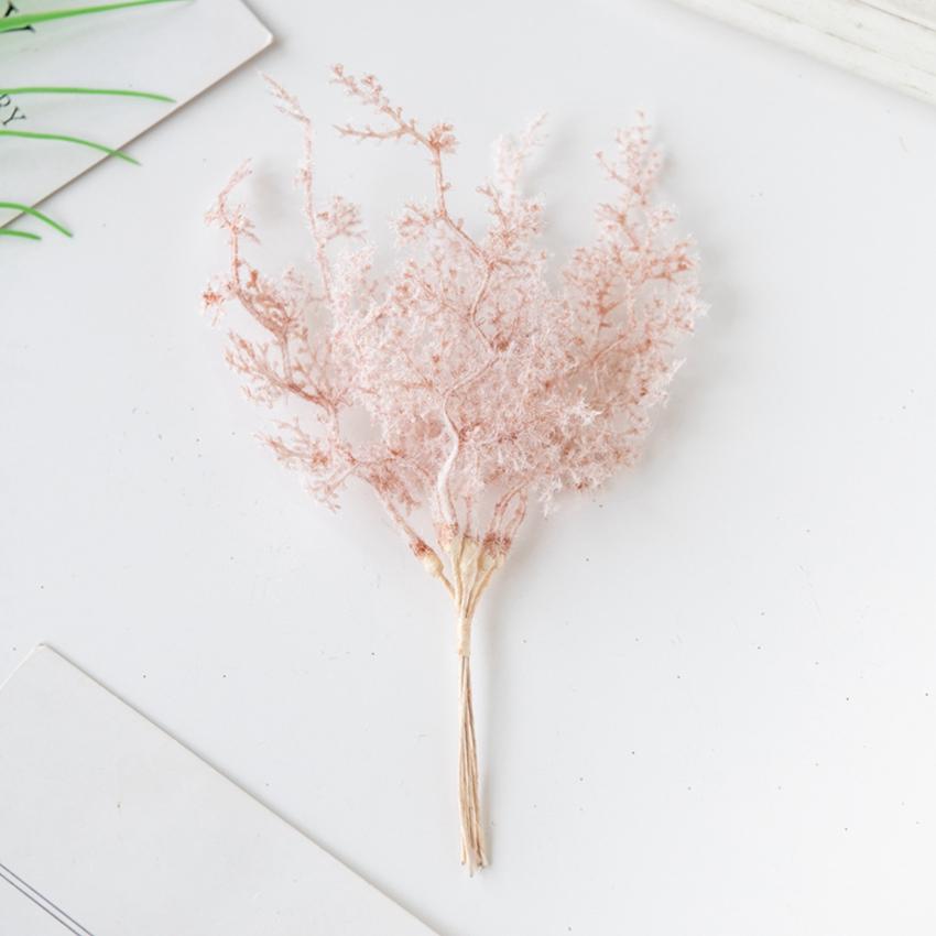 6Pcs Artificial Plants Golden Silvery Fake Branch For Christmas Tree Accessory Home Wedding Arch Decoration candy box scrapbook