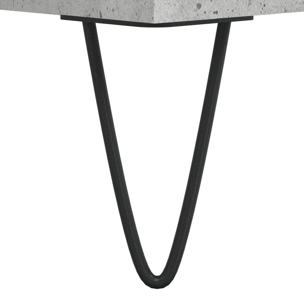 TV Stand Concrete Grey 150 X 30 X 50 Cm Particleboard