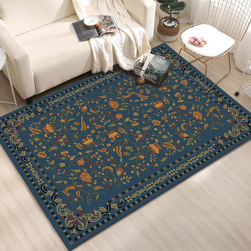 Vintage Ethnic Style Carpet Living Room Floor Mat Bohemian Homestay Hotel Carpet Outdoor Mat