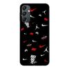 Case For Samsung Galaxy A24 NIKE JORDAN White Red Black Background Maniacase