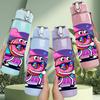 1PC Space Astronaut Game Controller Mix 750ml Color Plastic Water Bottle Leakproof Flip Straw Lid For Sports Office Home Use