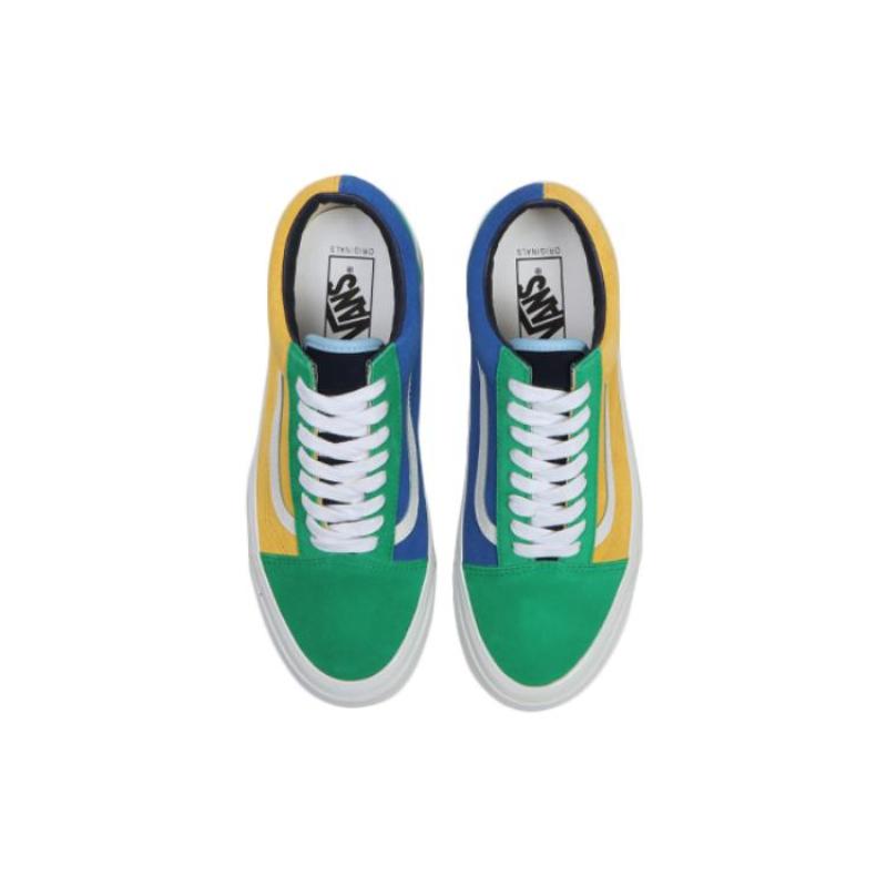 Vans Og Old Skool Lx 'Off The Wall Green Yellow' Vans VN0A4P3X02I