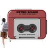 Retro Tape Recorder Design Mini Recording Function Key Chain: Portable Vintage Key Holder |