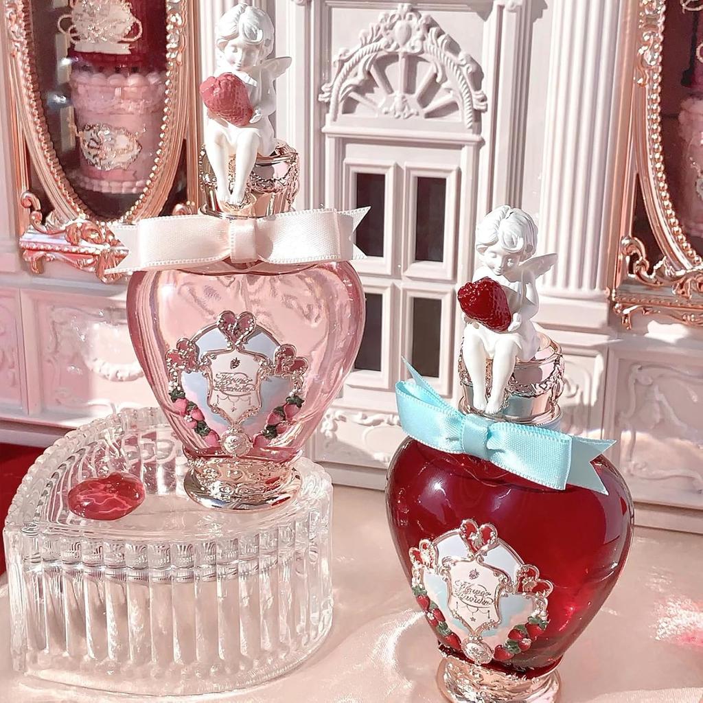 Flower Knows Parfum Cupidon Fraise, Parfum Gourmand Fraise Eau de Parfum Spray Parfum pour Femmes