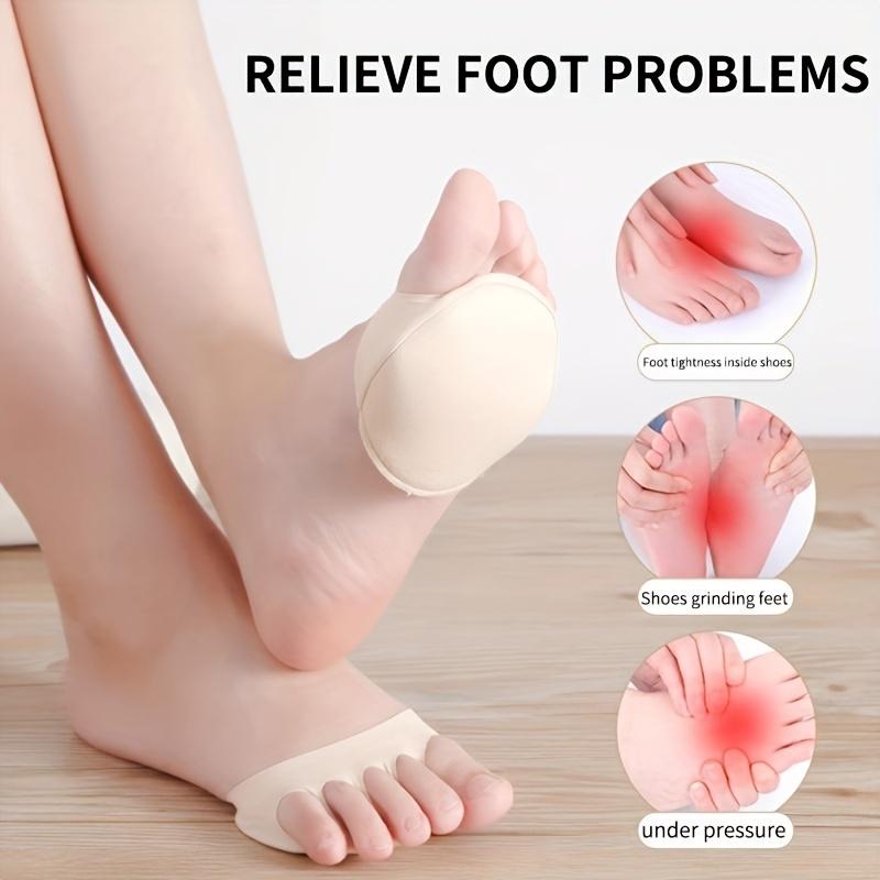 Voetkussen Hoge Hak Voorvoetkussen, Zachte Onzichtbare Middenvoetsbeensupport, Antislip en Schuimwerende Binnenzool Comfortabele Binnenzool