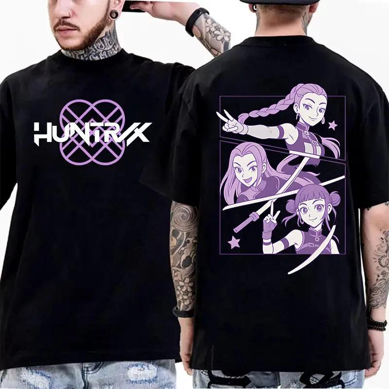 K-Pop Demon Hunters Men's Women's T-shirt Saja Boys Jinu Romance Saja Tee Summer Casual Hip-hop Fashion Short Sleeves T-shirt