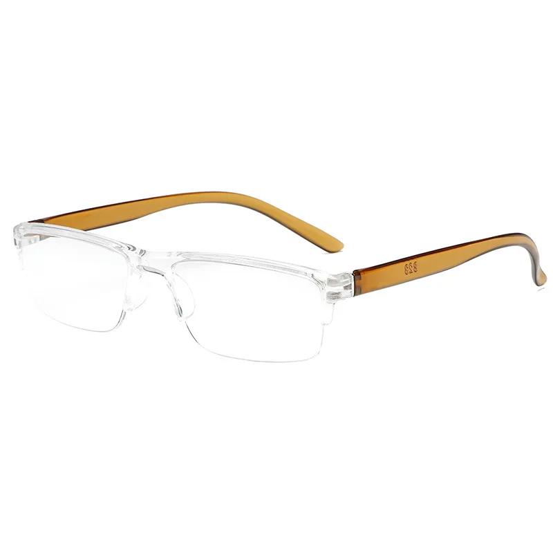 Transparent Reading Glasses For Women Men Rectangle Small Frame Farsighted Eyewear Business Prescription Spectacles +1.0 To +4.0