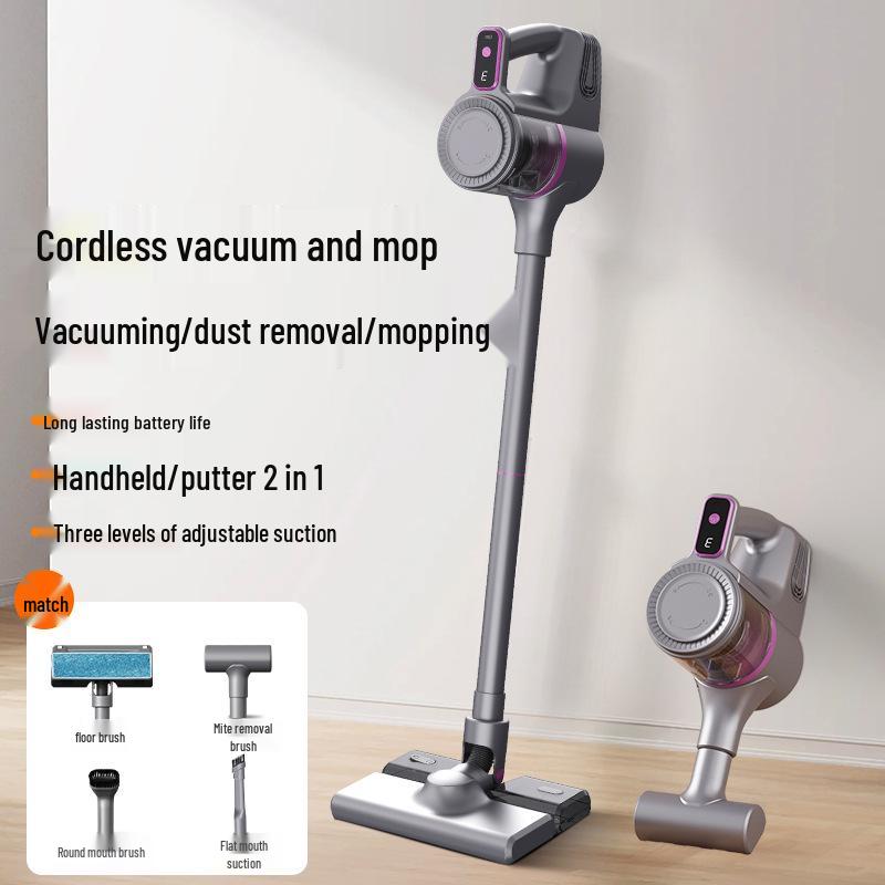 HB-801 Wireless Handheld Vacuum Cleaner, High Suction & Mop Combo