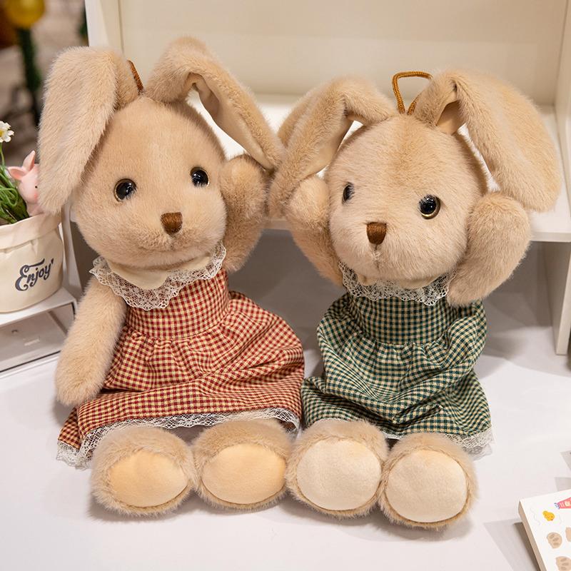 Cartoon Cute Long-Eared Rabbit Doll Plush Toy Doll Children Sleeping Pillow Doll Holiday Gift Premium Durable Quality