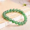 Natürliche grüne Erdbeerkristallperlen, schöne mehrfarbige Perlen, handgefertigt, für DIY-Armband, Halskette, Schmuck, handgefertigte Perlen, Zubehör
