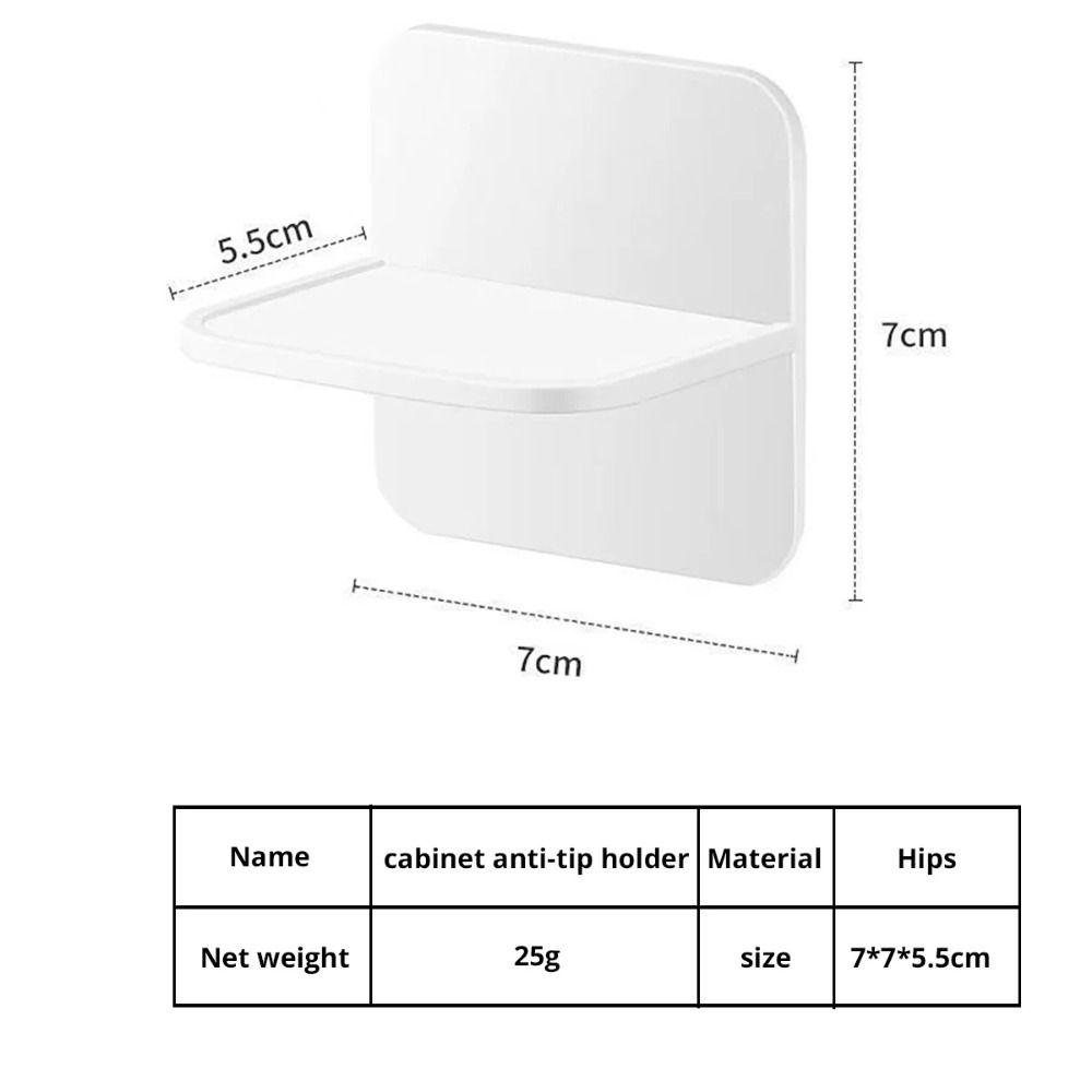 Anti-falling Device Kid Safety Protect Fixed Tool Connect Stabilizer Self Adhesive Closet Shelves Support Anti-dumping Clapboard