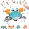 Dancing Crab Run Away Toy for Babies Crawling Interactive Escape Crabs Baby Birthday Thanksgiving Christmas Gift Battery Edition