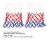 2 Piezas Red de Baloncesto de Repuesto Gruesa Profesional Red de Baloncesto Resistente Antilatigazos Red de Color Se Adapta a Aros Estándar de Interior o Exterior