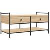 Coffee Table Sonoma Oak 99x50x50 Cm Wood Based Panel