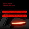 2PCS Car Stickers Mirror Reflective Strip Anti-collision Warning Stickers Exterior Reflex Tape Reflective Strip