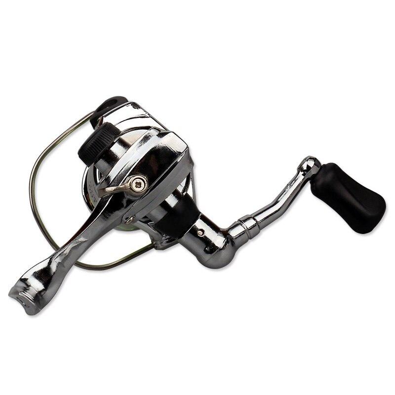 Mini 100 Pocket Spinning Fishing Reel Fishing Tackle Small Spinning Reel 4.3:1 Metal Wheel Pesca Small Reel with 100m Line