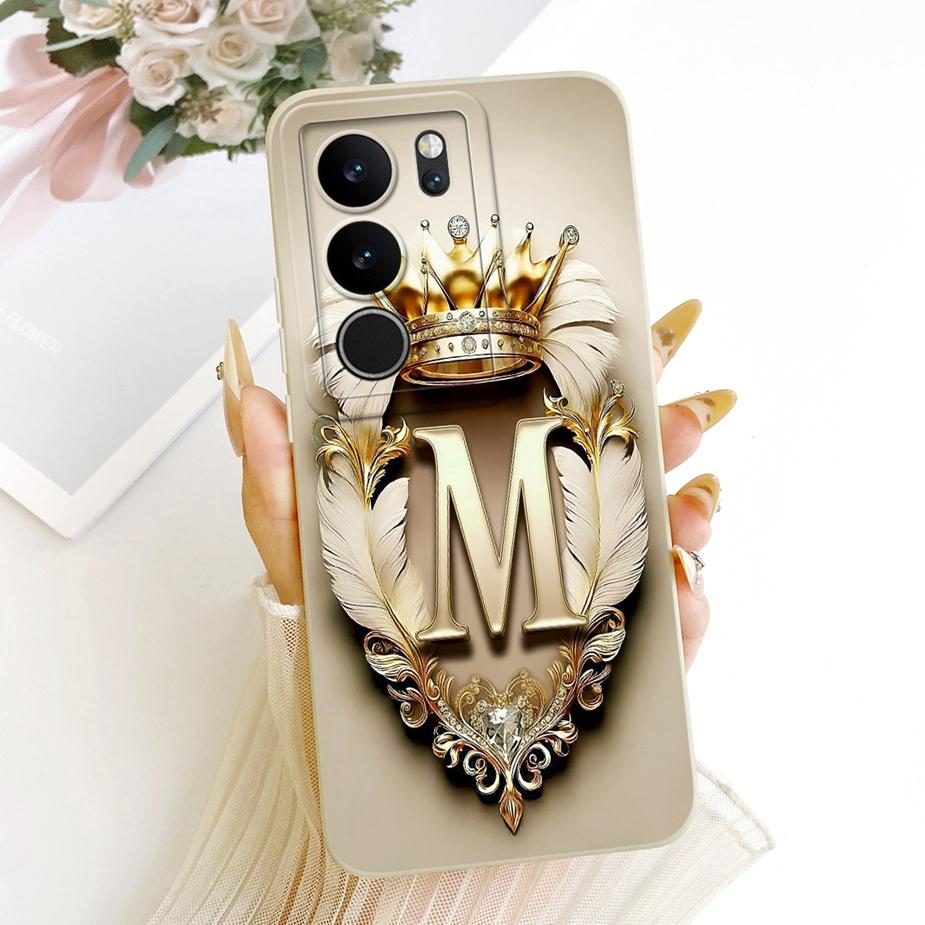 For Vivo V29 Pro Case V2251 Cool Crown Letters Cover Soft TPU Phone Case For Vivo V29 Lite VivoV29 e V29e V2317 Back Cover Coque