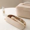 Organ Pillow Bag, Pu Leather Makeup Bag, Hand In Hand with Storage Bag