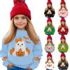 Kids' Casual Long-sleeved Sweatshirt with Halloween Print, Suitable for Holiday Parties and Everyday Wear.