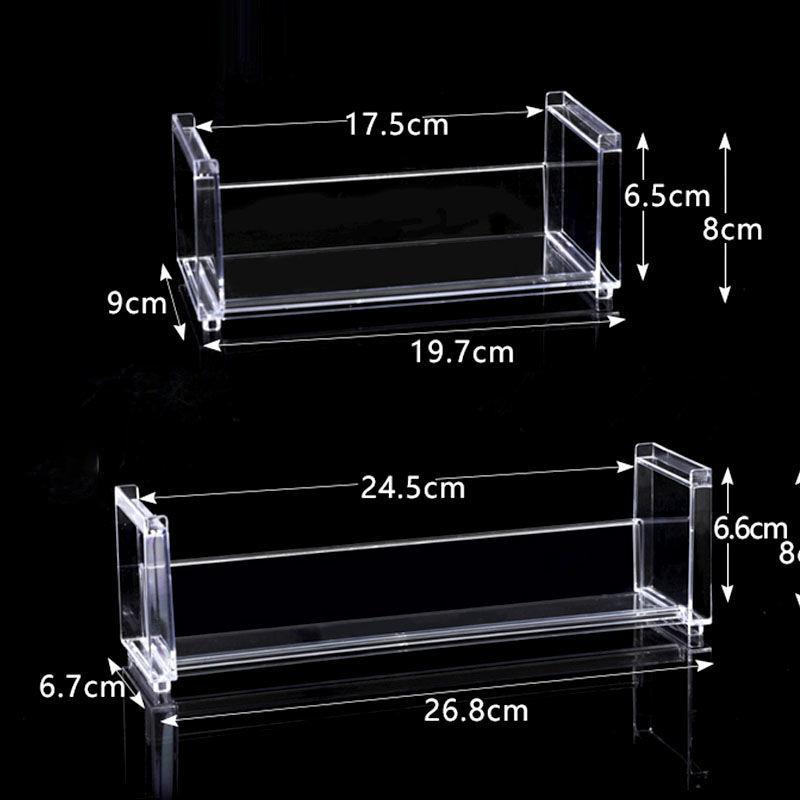 Clear Display Stand For Pop Figurine, Seasoning Jars,  Cosmetics Storage Lipstick Desktop Storage Box Organizer Storage Rack
