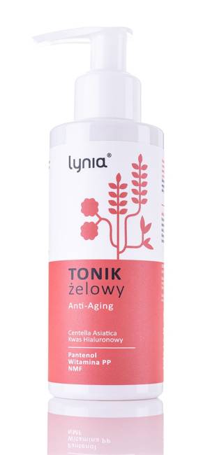 Lynia tonik żelowy anti-aging - pantenol, witamina pp, nmf 100ml
