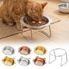 Shatter-resistant High-leg Cat Bowl Deep Bottom Anti-slip Pet Bowl Puppy Feeding