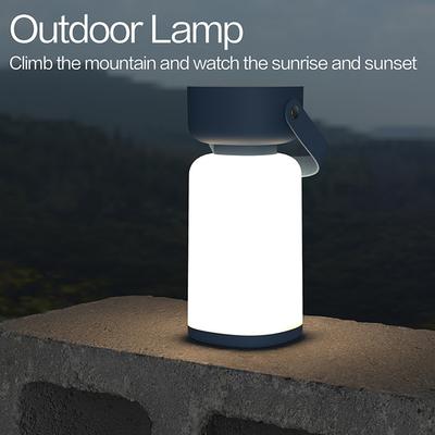 Wireless Camping Light Portable LED Ambient Light Tent Night Lamp with 3 Color Temperature &